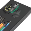 Zestaw kluczy imbusowych Wera 9740 Hex-Plus L-Key, metryczny, 9-częściowy, z końcówką kulistą i kodowaniem kolorami
