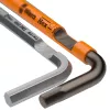 Zestaw kluczy imbusowych Wera 9740 Hex-Plus L-Key, metryczny, 9-częściowy, z końcówką kulistą i kodowaniem kolorami