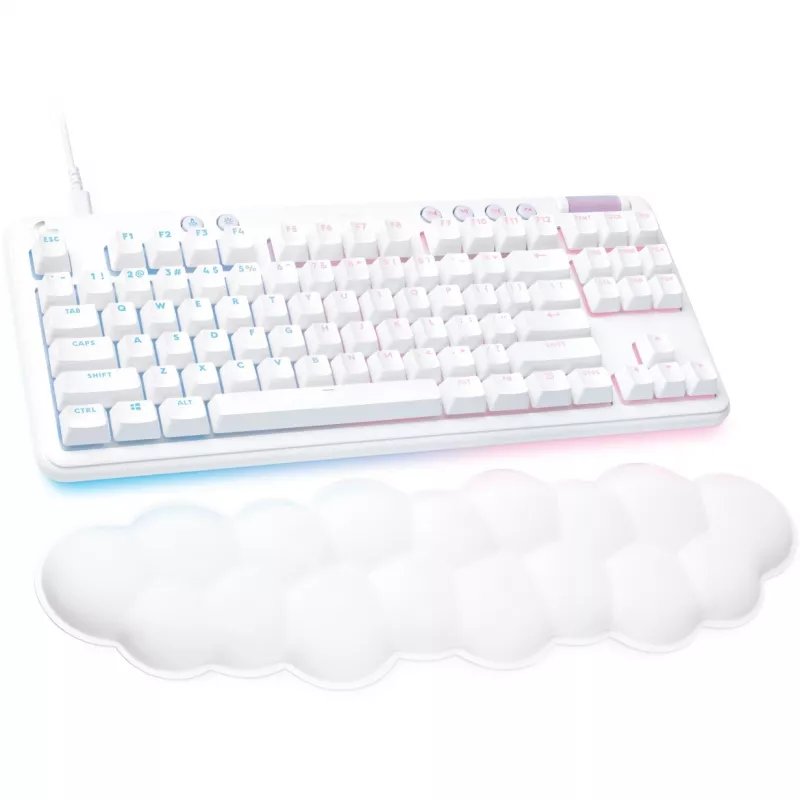 Logitech G G713 TKL Mechaniczna Klawiatura Gamingowa - White Mist (Aurora Collection)
