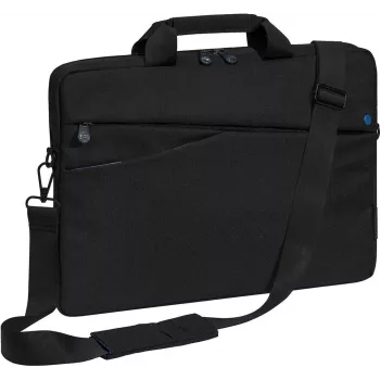 Torba na laptopa PEDEA FASHION Notebook Messenger Bag 17.3 cala Czarno-Niebieska