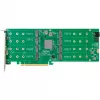 HighPoint Rocket 1508 8x M.2 Port do PCIe 4.0 x16 NVMe HBA Karta interfejsowa