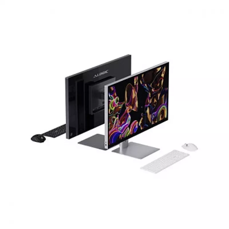 ALOGIC ASPEKT 32 Cal 4K UHD Matowy Monitor Dokujący Srebrny