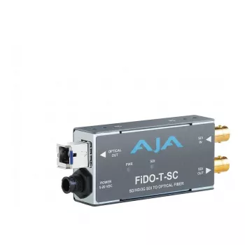 AJA FiDO-T-SC 3G-SDI to Fiber Optic Converter SC Single-Mode