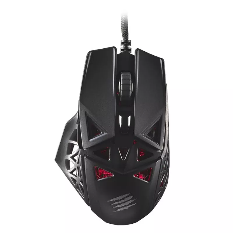 Mad Catz M.O.J.O. M1 Wired Optical Gaming Mouse - 12000 DPI - Right-Handed - Black