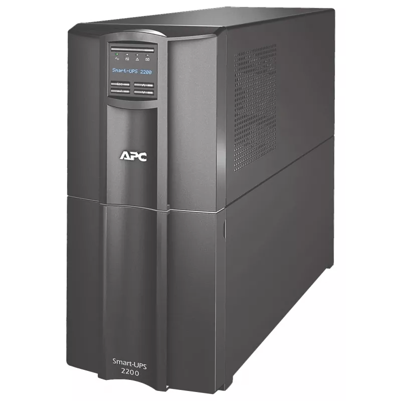 APC Smart-UPS SMT2200C UPS - 2200VA/1980W - Line Interactive - 120V - Rackmount 2U - 8x NEMA 5-15R + 1x NEMA 5-20R - USB & Serial - Czarny
