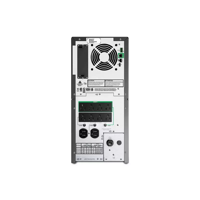 APC Smart-UPS SMT2200C UPS - 2200VA/1980W - Line Interactive - 120V - Rackmount 2U - 8x NEMA 5-15R + 1x NEMA 5-20R - USB & Serial - Czarny