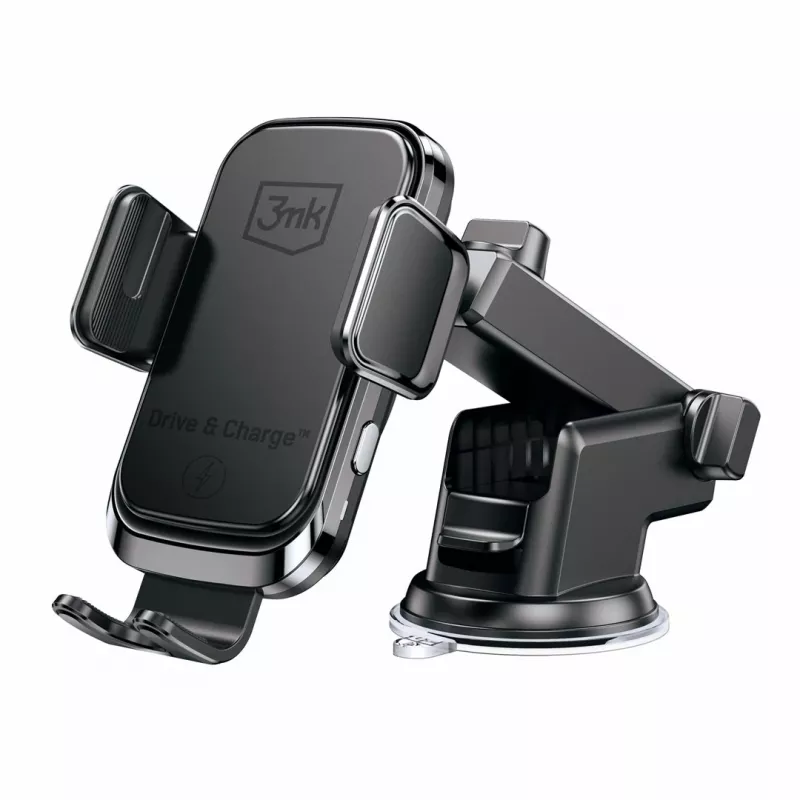3mk Drive & Charge Uchwyt Samochodowy do Telefonu z Ładowarką Bezprzewodową