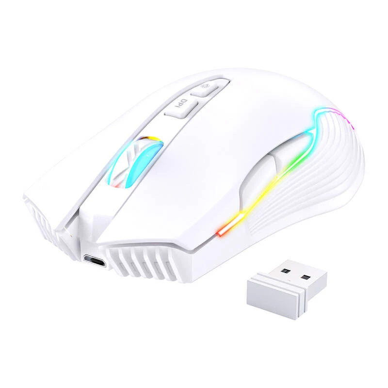 ONIKUMA CW905 Biała Bezprzewodowa Mysz Gamingowa