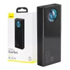 Baseus Amblight Powerbank 30000mAh, 4xUSB, USB-C, 65W, Czarny