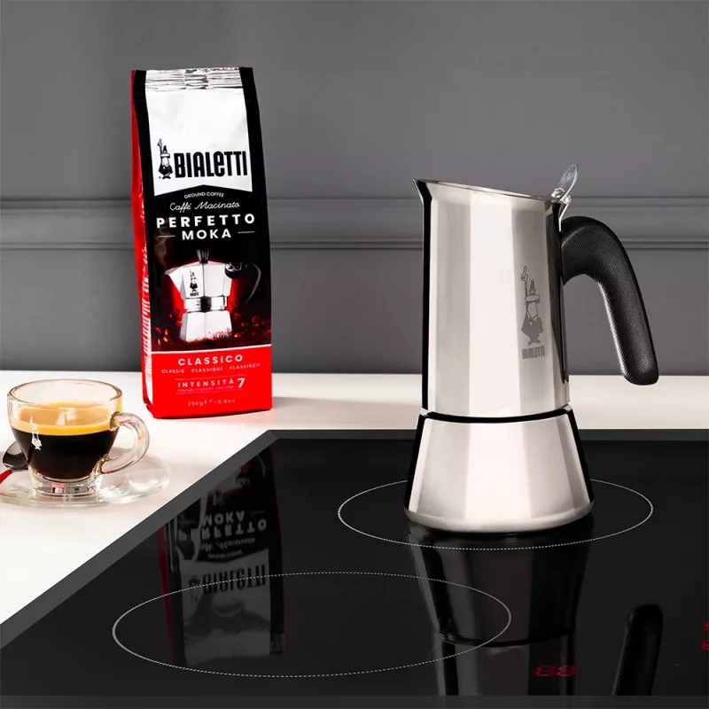 Bialetti Venus Stovetop Espresso Maker 4 Cups 170 ml Stainless Steel