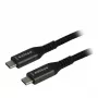 Kabel Synergy21 USB4 USB-C na USB-C 2.0m Czarny Pleciony 40Gbps 240W Gen 3x2 E-Marker Chip