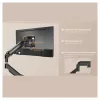 Equip Uchwyt Monitora na Biurko 17-32 inch Pojedyncze Ramie Gazowe 9 kg Czarny
