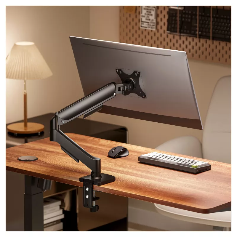 Equip Uchwyt Monitora na Biurko 17-32 inch Pojedyncze Ramie Gazowe 9 kg Czarny