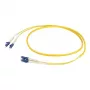 EFB-Elektronik Duplex Jumper LC-LC 9/125µm OS2 LSZH Yellow 1.5m Fiber Optic Patch Cable