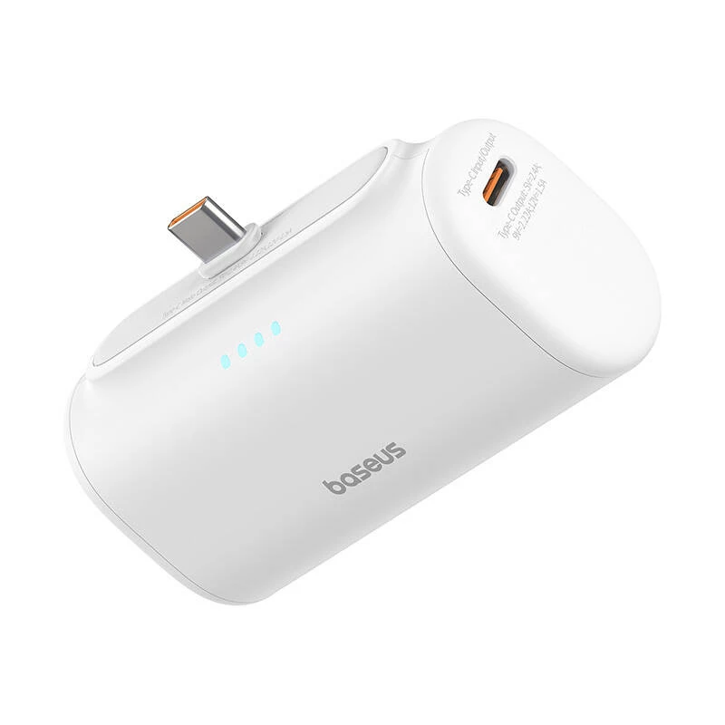 Baseus Compact 5000mAh 20W USB-C Power Bank Biały