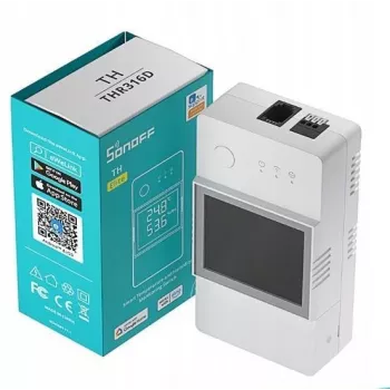 Sonoff THR320D TH Elite Smart WiFi Temperature and Humidity Monitoring Switch