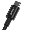 Baseus Superior USB-C na USB-C Kabel 1m Czarny 100W Szybkie Ładowanie i Synchronizacja Danych