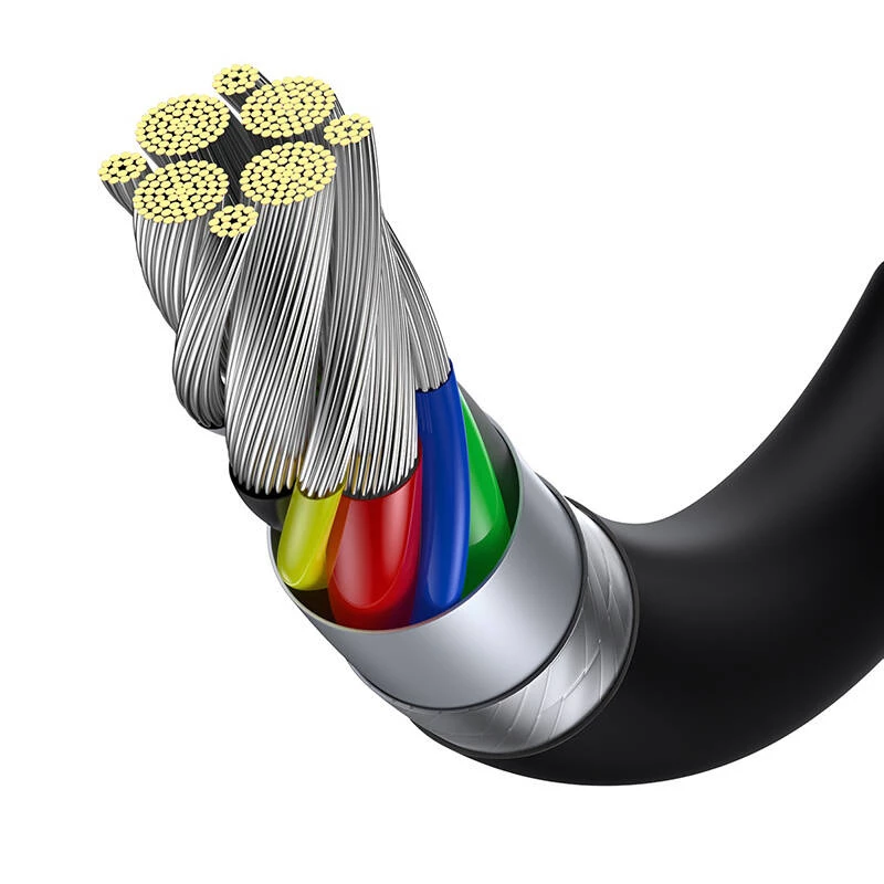 Baseus Superior USB-C na USB-C Kabel 1m Czarny 100W Szybkie Ładowanie i Synchronizacja Danych
