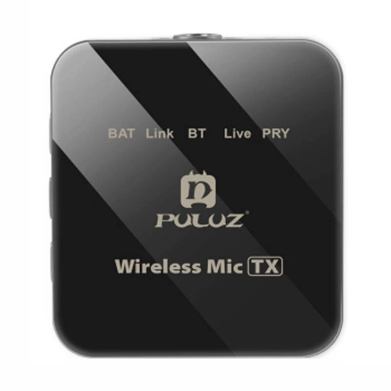 PULUZ PU648B Bezprzewodowy Mikrofon (USB-C) - Profesjonalny Mikrofon Krawatowy z Redukcją Szumów ENC, Zasięg 10m, Bateria 12h