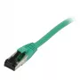 Kabel krosowy Synergy21 RJ45, CAT8.1 2000MHz, 0,15m, Zielony, S-STP (S/FTP), TPE/LSZH (SuperFlex), AWG26