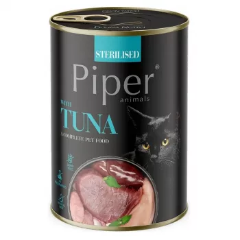DOLINA NOTECI Piper Sterilised with Tuna Mokra Karma dla Kotów 400g