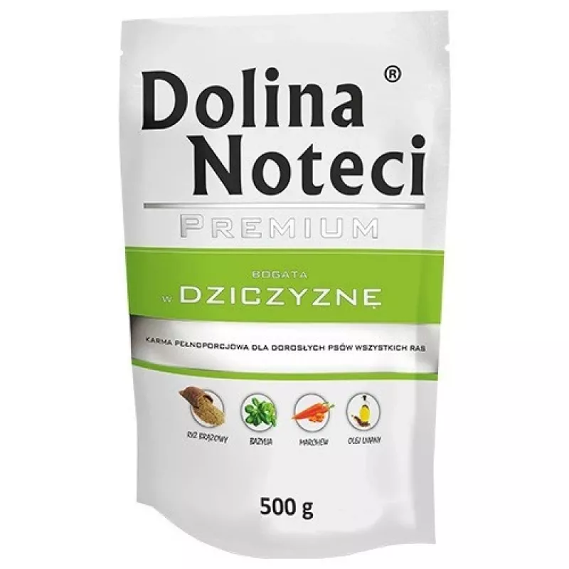 Dolina Noteci Premium Venison Rich Mokra Karma dla Psów 500g