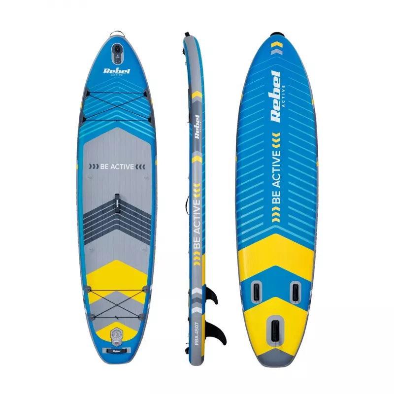 REBEL ACTIVE RBA-4507 Pompowana deska SUP - Niebieski