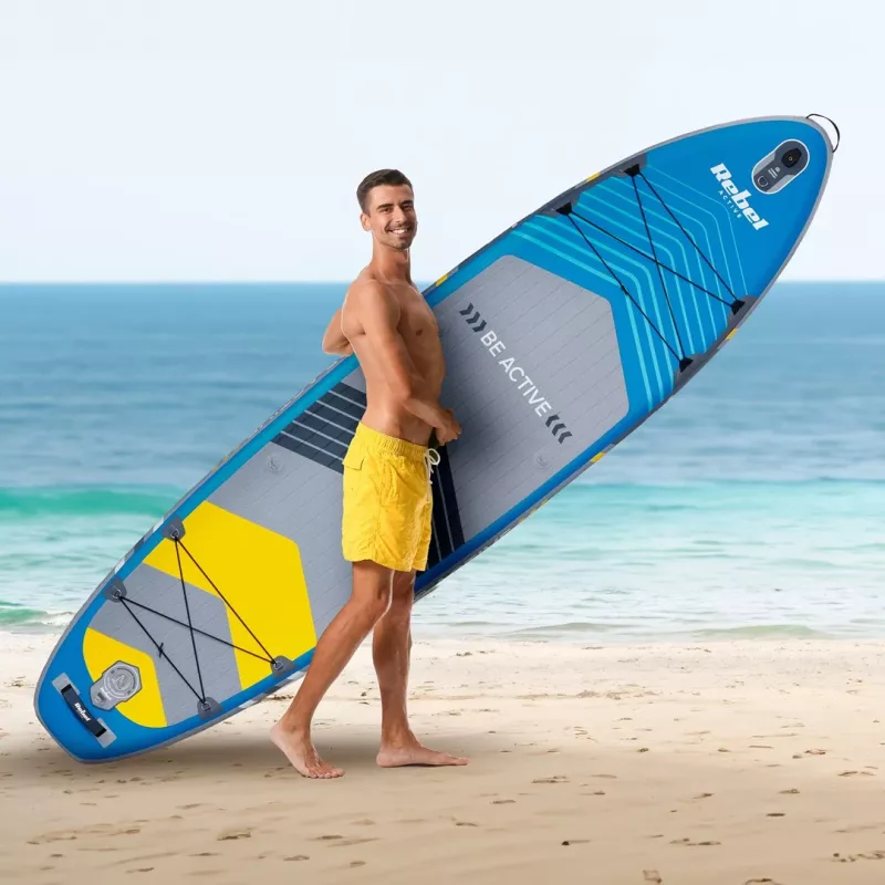 REBEL ACTIVE RBA-4507 Pompowana deska SUP - Niebieski