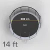 REBEL Active Trampoline PRO 14ft/427 cm z siatką bezpieczeństwa i drabinką