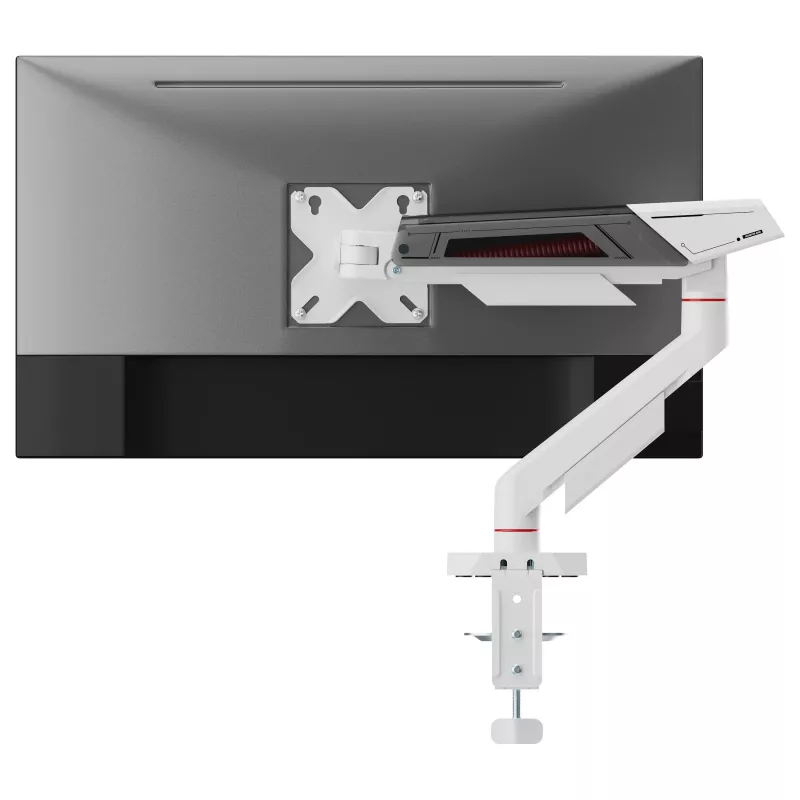 Uchwyt biurkowy Equip do monitorów 17-40 inch, obrót 360°, 12 kg, czarno-biały