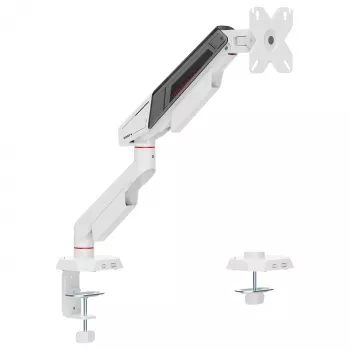 Uchwyt biurkowy Equip do monitorów 17-40 inch, obrót 360°, 12 kg, czarno-biały
