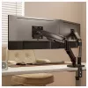 Equip Podwójny uchwyt monitorowy na biurko 17-32 inch, obrót 360°, sprężyna gazowa, nośność 9 kg, czarny
