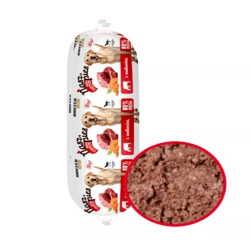 BIOFEED Nasz Pies Beef Loaf Dog Food 1 kg