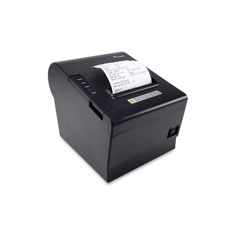Equip 58/80mm Termiczna Drukarka Fiskalna POS z Automatycznym Nożem, USB/Bluetooth/WiFi/Port Szuflady Kasowej, Czarny