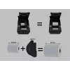 Equip 58/80mm Termiczna Drukarka Fiskalna POS z Automatycznym Nożem, USB/Bluetooth/WiFi/Port Szuflady Kasowej, Czarny