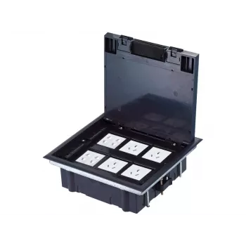ALANTEC Floor Box 6M 6 x (45x45) z regulacją głębokości do podłóg technicznych
