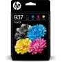 HP 937 Original Ink Cartridge 4-Pack (Black, Cyan, Magenta, Yellow)