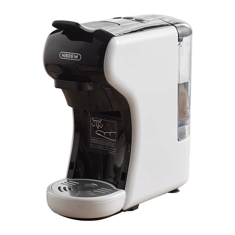 HiBREW H1A 4-w-1 Ekspres do kawy kapsułkowej, Biały, 19 bar, 1450 W, 0.6 L