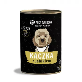 PAKA ZWIERZAKA Seventh Heaven Kaczka z Jabłkiem Mokra Karma dla Psów 400g