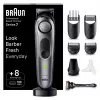 Braun BT7420 Trymer do brody - Trymer wielofunkcyjny - Czarny/Szary