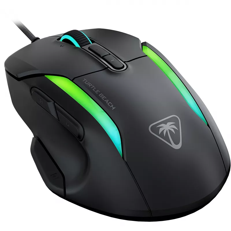 Turtle Beach Kone II Ergonomic RGB Gaming Mouse, Black
