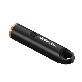 Latarka brelok Duracell DK100R 100 lumenów, czarna