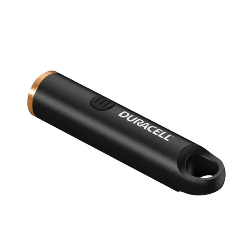 Latarka brelok Duracell DK100R 100 lumenów, czarna
