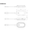 Bluechip Bezprzewodowy Dongle Wyświetlacza HDMI (NWD6000) USB-C (DP Alt Mode) na HDMI z zasilaniem USB-A