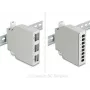 Delock Panel krosowy światłowodowy 6 portów dla SC Duplex i LC Quad z panelem alternatywnym 8 x SC Simplex lub LC Duplex Szary Montaż na szynie DIN (86095)
