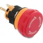 Przycisk grzybkowy Delock 16 mm 2 x połączenie lutowane Plastik 26 mm Ø (22120)