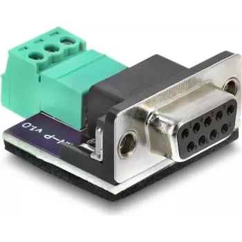 Adapter Delock D-Sub 9-pin żeński do 3-pinowego listwy zaciskowej dla magistrali CAN / LIN (91293)