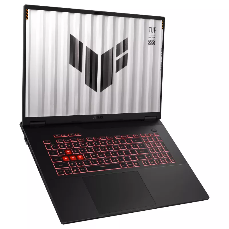 ASUS TUF Gaming A18 FA808UP-S8102W Laptop do gier, 18 cali QHD+ 165Hz, AMD Ryzen 7, 16GB DDR5, 1TB SSD, NVIDIA GeForce RTX 5070, Windows 11 Home, niemiecki układ klawiatury, Mecha Gray