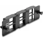 Panel adaptera Delock do modułów Keystone 6 portów czarny 19 cali HD Patch Panel 67508