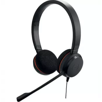 Jabra Evolve 20 MS Stereo USB-C On-Ear Headset z mikrofonem z redukcją szumów, czarny